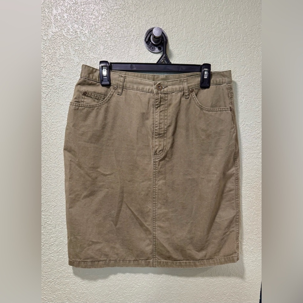Liz Claiborne Olive Green Skirt